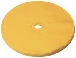 Osborn - 8" Diam x 1/4" Thick Unmounted Buffing Wheel - 30 Ply, Loose Sewn, 1" Arbor Hole, Soft Density, Soft Grade - Benchmark Tooling