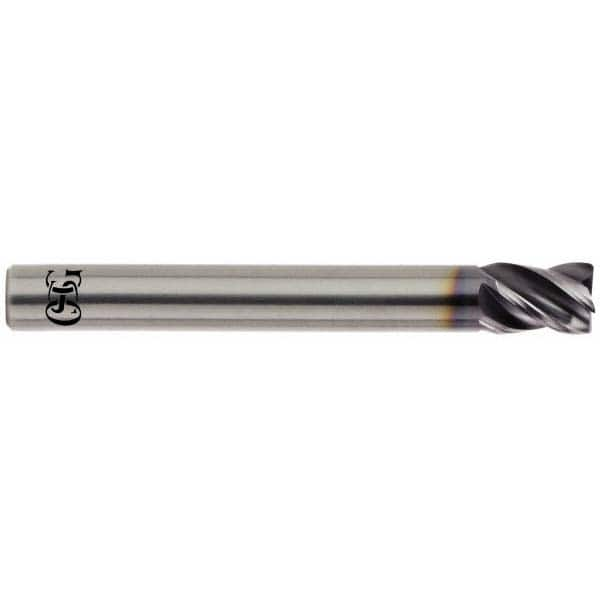 OSG - 1" Diam 4 Flute Solid Carbide 0.02" Chamfer Width Corner Chamfer End Mill - Benchmark Tooling