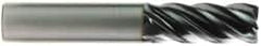 OSG - 1" Diam 5 Flute Solid Carbide 0.03" Corner Radius End Mill - Benchmark Tooling