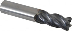 OSG - 3/4", 4 Flute, Single End, Solid Carbide, 0.09" Corner Radius End Mill - 4" OAL, Right Hand Flute, 1-1/2" LOC, Right Hand Cut - Benchmark Tooling