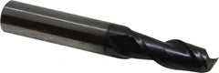 OSG - 11/32", 7/8" LOC, 3/8" Shank Diam, 2-1/2" OAL, 2 Flute, Solid Carbide Square End Mill - Single End, TiAlN Finish, Spiral Flute, 35° Helix, Centercutting, Right Hand Cut, Right Hand Flute, Series HP421 - Benchmark Tooling