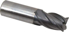 OSG - 1", 1-1/2" LOC, 1" Shank Diam, 4" OAL, 4 Flute, Solid Carbide Square End Mill - Single End, TiAlN Finish, Spiral Flute, 35° Helix, Centercutting, Right Hand Cut, Right Hand Flute, Series HP441 - Benchmark Tooling