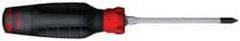 Proto - #1, 7" OAL, Standard Phillips Screwdriver - 3" Blade Length, Round Shank, Ergonomic Handle - Benchmark Tooling