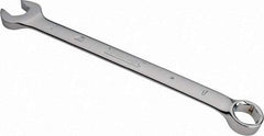 Proto - 1" 6 Point Combination Wrench - 15° Head Angle, 14-5/64" OAL, Steel, Chrome Finish - Benchmark Tooling