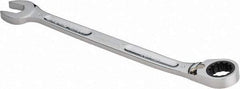Proto - 18mm 12 Point Combination Wrench - 15° Head Angle, 10-11/16" OAL, Steel, Chrome Finish - Benchmark Tooling