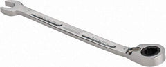 Proto - 7mm 12 Point Combination Wrench - 15° Head Angle, 5-5/32" OAL, Steel, Chrome Finish - Benchmark Tooling