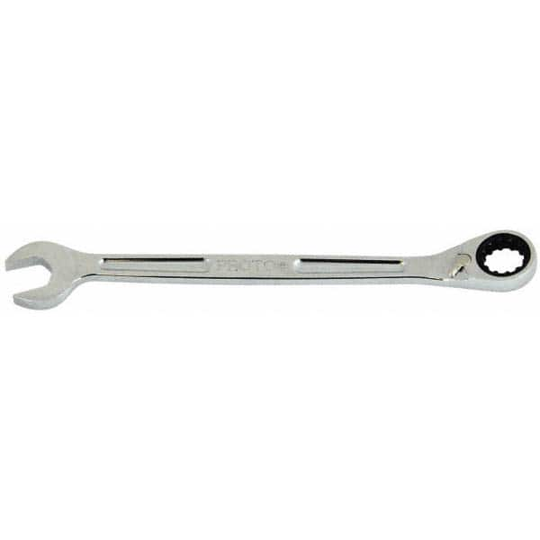 Combination Wrench: 13-5/16'' OAL, Steel, Chrome-Plated