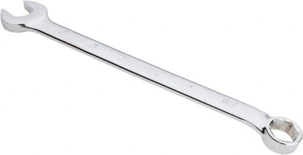 Proto - 18mm 6 Point Combination Wrench - 15° Offset Angle, 10-1/2" OAL, Steel, Chrome Finish - Benchmark Tooling