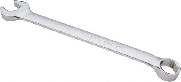 Proto - 1-1/4" 6 Point Combination Wrench - 15° Offset Angle, 16-59/64" OAL, Steel, Satin Finish - Benchmark Tooling