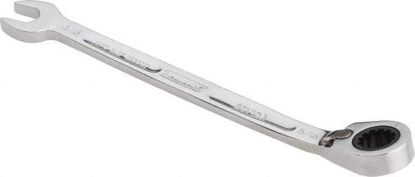 Proto - 5/16" 12 Point Combination Wrench - 15° Head Angle, 5-7/16" OAL, Steel, Chrome Finish - Benchmark Tooling