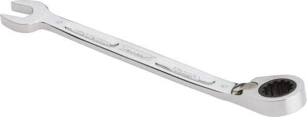 Proto - 10mm 12 Point Combination Wrench - 15° Head Angle, 5-29/32" OAL, Steel, Chrome Finish - Benchmark Tooling