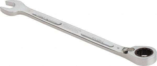 Proto - 11mm 12 Point Combination Wrench - 15° Head Angle, 6-29/64" OAL, Steel, Chrome Finish - Benchmark Tooling