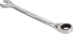 Proto - 24mm 12 Point Combination Wrench - 15° Head Angle, 13-5/16" OAL, Steel, Chrome Finish - Benchmark Tooling