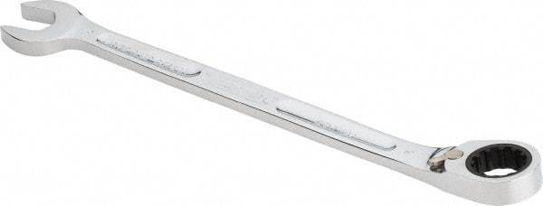 Proto - 19mm 12 Point Combination Wrench - 15° Head Angle, 11-15/32" OAL, Steel, Chrome Finish - Benchmark Tooling