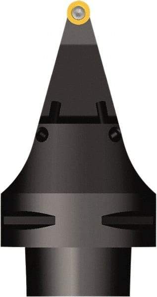 Seco - Neutral Cut, Size C6, RCMT 10T3 Insert Compatiblity, External Modular Turning & Profiling Cutting Unit Head - 5mm Ctr to Cutting Edge, 100.08mm Head Length, Series Seco-Capto - Benchmark Tooling