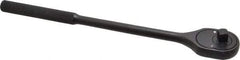 Proto - 3/8" Drive Pear Head Ratchet - Black Oxide Finish, 11" OAL, 24 Gear Teeth - Benchmark Tooling