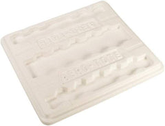 Remco - White Polyethylene Lid for Aero Tote - 37-1/4" Wide x 41-1/4" Long - Benchmark Tooling