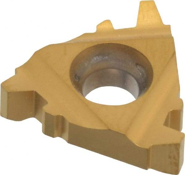 Hertel - 16IR Internal Right Hand 8 Acme Laydown Threading Insert - Grade HG330TR, TiC/TiN Coated Carbide - Benchmark Tooling