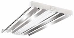 Cooper Lighting - 4 Lamps, 32 Watts, Fluorescent, High Bay Fixture - 48-7/16" Long x 2-15/32" High x 19-17/32" Wide, 120/208/240/277 Volt, Steel Housing - Benchmark Tooling