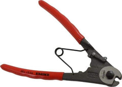 Knipex - 6" OAL, Cable Cutter - 6mm Jaw Length x 24mm Jaw Width, Standard Head, Ergo Dual Component Handle - Benchmark Tooling