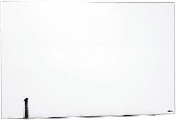 Quartet - 31" High x 48" Wide Enameled Steel Magnetic Marker Board - Aluminum Frame, 1-1/4" Deep, Includes Accessory Tray/Rail, One Dry-Erase Marker & Magnets & Mounting Kit - Benchmark Tooling