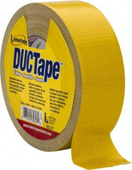 Intertape - 2" x 55m Yellow Duct Tape - 9 mil, Rubber Adhesive, Polyethylene Cloth Backing, 18 Lb/ln Tensile Strength, 32°F to 160°F, Series AC20 - Benchmark Tooling