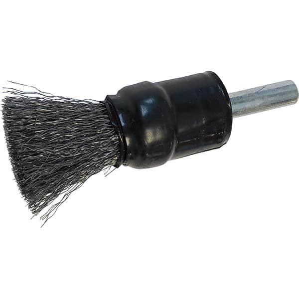 Osborn - 1/2" Diam Steel Bridled Crimped End Brush - Benchmark Tooling