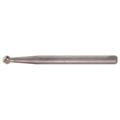 SD-3 Standard Cut Solid Carbide Bur-Ball Shape