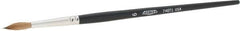 Osborn - #6 Sable Artist's Paint Brush - 5/32" Wide, 3/4" Bristle Length, 5-3/4" Wood Handle - Benchmark Tooling