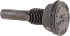 Osborn - 1/4" Arbor Hole to 1/4" Shank Diam Drive Arbor - For Small Diam Wheel Brushes - Benchmark Tooling