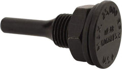 Osborn - 1/4" Arbor Hole to 1/4" Shank Diam Drive Arbor - For Small Diam Wheel Brushes - Benchmark Tooling