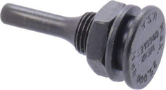 Osborn - 1/4" Arbor Hole to 1/4" Shank Diam Drive Arbor - For Small Diam Wheel Brushes - Benchmark Tooling