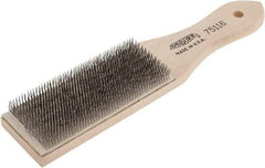 Osborn - 8-1/4" Long Abrasive File Card - Wood Handle - Benchmark Tooling