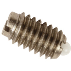 End Force Spring Plunger-Short - 0.75 lbs Initial End Force, 2.5 lbs Final End Force (10–32 Thread) - Benchmark Tooling