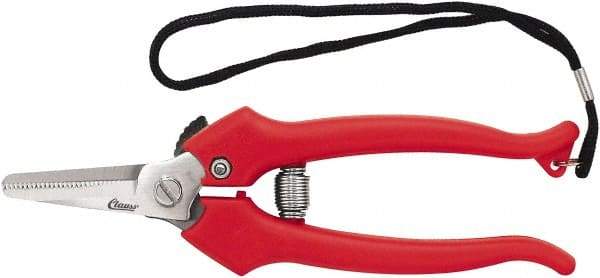 Clauss - 3" LOC, 9-15/32" OAL Scissors - Steel Handle, For Paper, Fabric - Benchmark Tooling