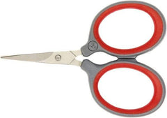 Clauss - 1" LOC, 3" OAL Titanium Scissors - Plastic Handle, For Paper, Fabric - Benchmark Tooling