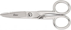 Clauss - 2" LOC, 5-1/4" OAL Scissors - Steel Handle, For Paper, Fabric - Benchmark Tooling