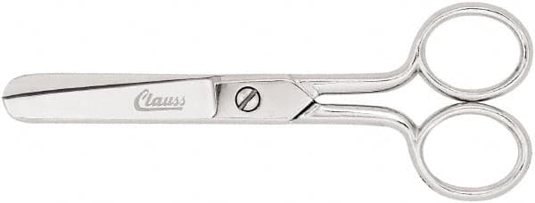 Clauss - 2" LOC, 8-5/8" OAL Carbon Steel Blunt Point Scissors - For Paper, Fabric - Benchmark Tooling