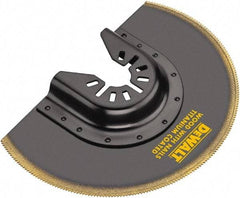 DeWALT - Titanium Head Rotary & Multi-Tool Flush Cutting Blade - Universal Fitment for Use on All Major Brands (No Adapter Required) - Benchmark Tooling