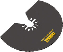 DeWALT - Semicircle Rotary Tool Blade - UNIVERSAL FITMENT, For Use on All Major Brands (no Adapter Required) - Benchmark Tooling