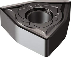 Sandvik Coromant - WNMG432 SMR Grade 1105 Carbide Turning Insert - TiAlN Finish, 80° Trigon, 1/2" Inscr Circle, 3/16" Thick, 1/32" Corner Radius - Benchmark Tooling