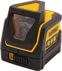 DeWALT - 2 Beam 165' Max Range Line Laser Level - Red Beam, 3/32" Accuracy, Battery Included - Benchmark Tooling