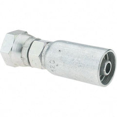 Value Collection - Female Steel Hydraulic Hose Swivel - -6 Hose Size, 3/8" Hose Diam - Benchmark Tooling