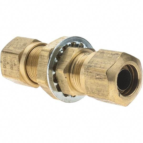 Parker - 1/2" OD, Brass Union - 150 Max Working psi, Comp x Comp Ends - Benchmark Tooling