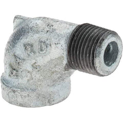 Value Collection - Class 150, 3/8" Galvanized Pipe 90° Street Elbow - Threaded, Malleable Iron - Benchmark Tooling