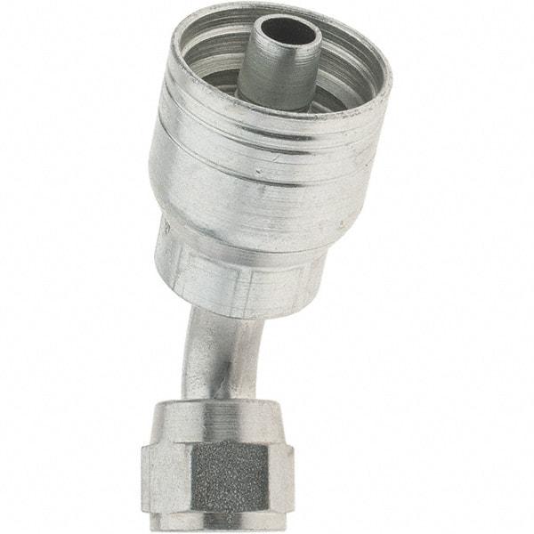 Value Collection - 9/16-18 JIC Steel Hydraulic Hose Female 37° Swivel Elbow - -6 Hose Size, 3/8" Hose Diam, Series TTC - Benchmark Tooling