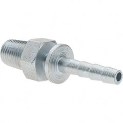 Value Collection - 1/4 Male NPT Pneumatic Hose Nipple - Steel, 1/4" Hose ID - Benchmark Tooling