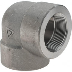 Value Collection - Size 2", Class 3,000, Forged Carbon Steel Black Pipe 90° Elbow - NPT End Connection - Benchmark Tooling