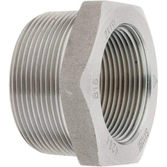 Value Collection - Size 2 x 1-1/2", Class 3,000, Forged Carbon Steel Black Pipe Bushing - NPT End Connection - Benchmark Tooling