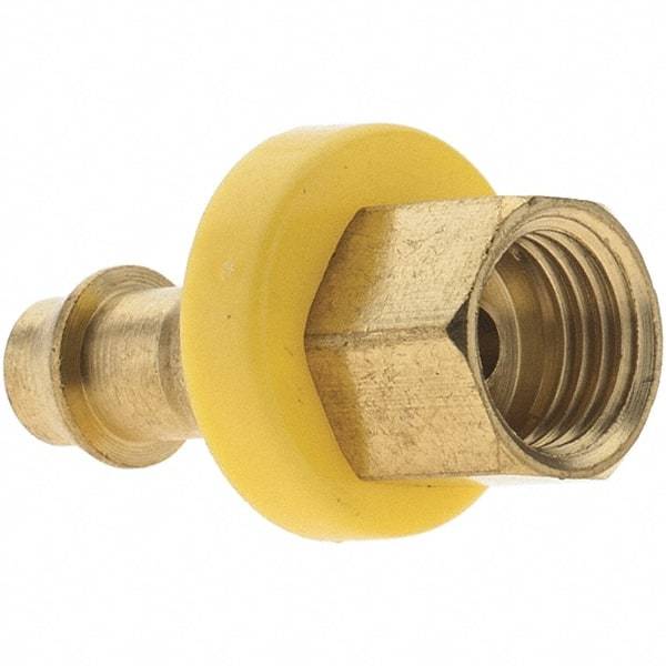 Value Collection - 1/4" ID 3/16 UNF Barbed Push On Inverted Female Rigid Fitting - Brass - Benchmark Tooling